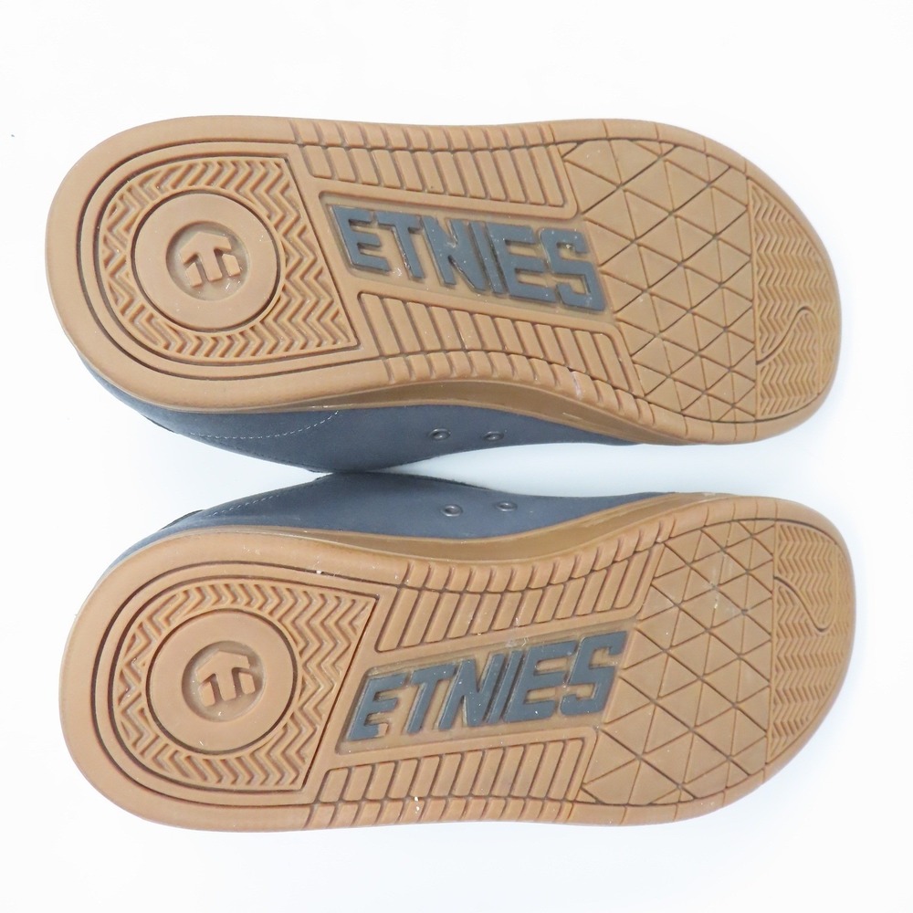 Etnies Fader Skate Shoes Gray Gum Mens 10 Suede Lace Up Sneakers with Box - Picture 7 of 14